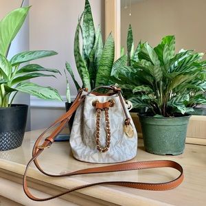Authentic Michael Kors Drawstring Cross-body bag